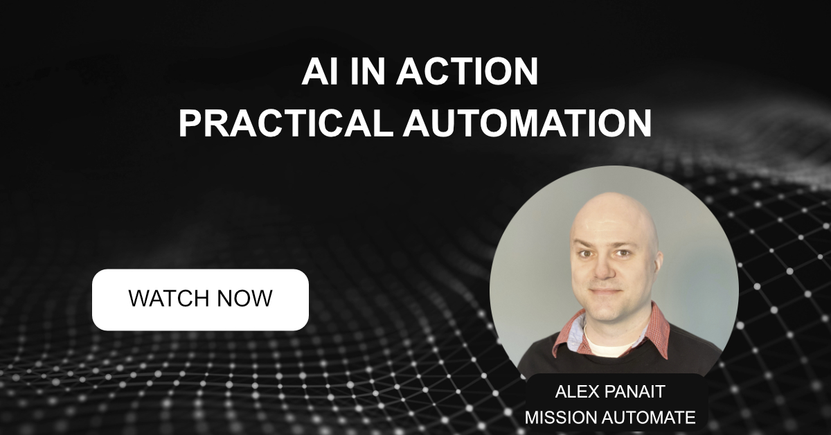 AI in Action: Practical Automation by Alex Panait - SKMurphy, Inc.